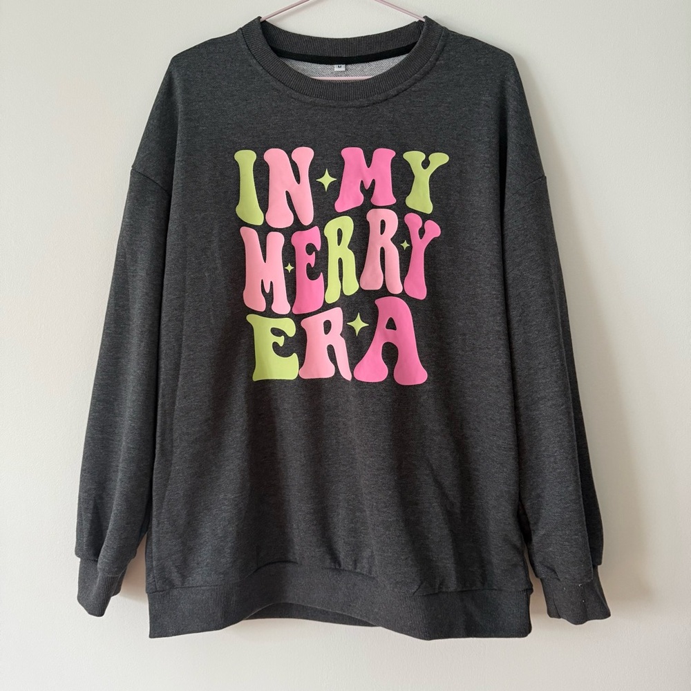 In My Merry Era Christmas Taylor Swift Crewneck Sweatshirt